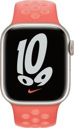 Curea Apple Watch Nike Sport Band, 41mm, Magic Ember/Crimson Bliss - imagine 2