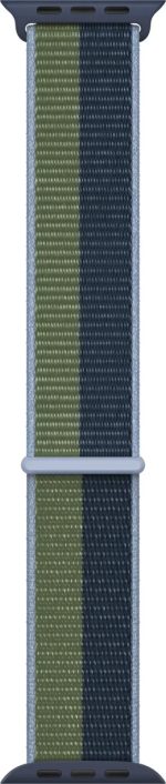 Curea Apple Watch Sport Loop, 45mm, Abyss Blue/Moss Green