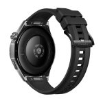 HUAWEI WATCH GT 6 46mm Black Stainless Steel Case, Curea Black Fluoroelastomer - imagine 3
