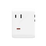 Incarcator Mophie Essential 70w GaN 5 Port + AC Travel Adapter White - imagine 6