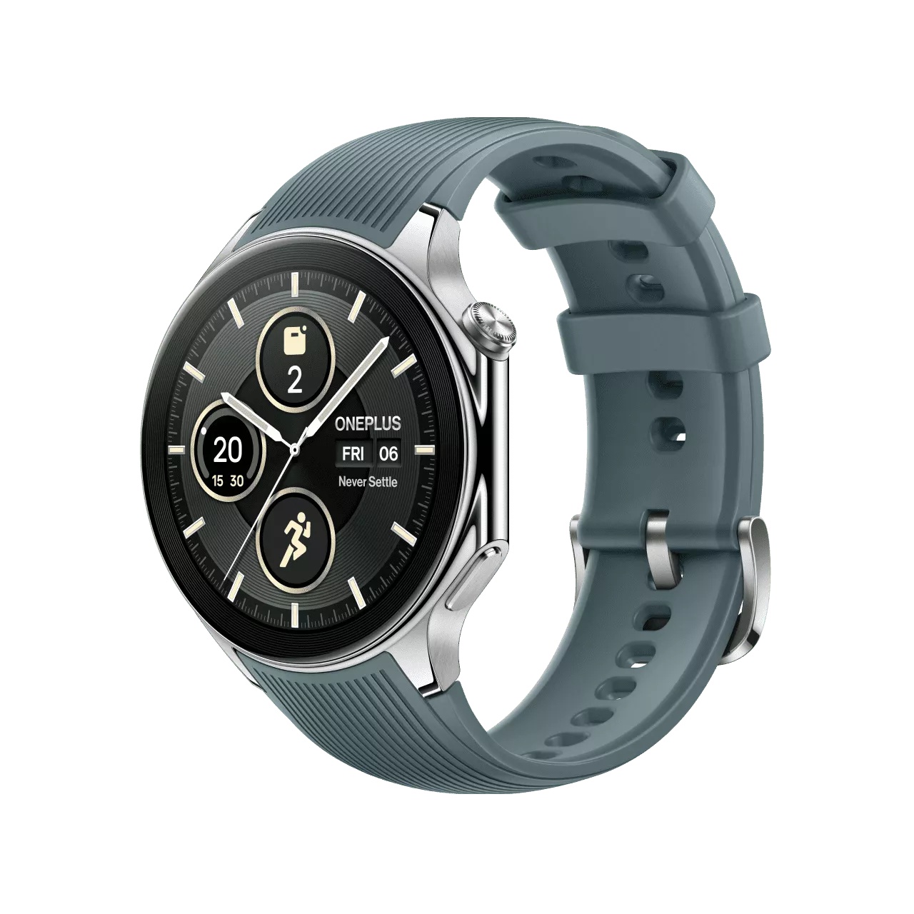 OnePlus Watch 2 46MM Wifi Radiant Steel OnePlus Watch 2 46MM Wifi Radiant Steel - imagine 1